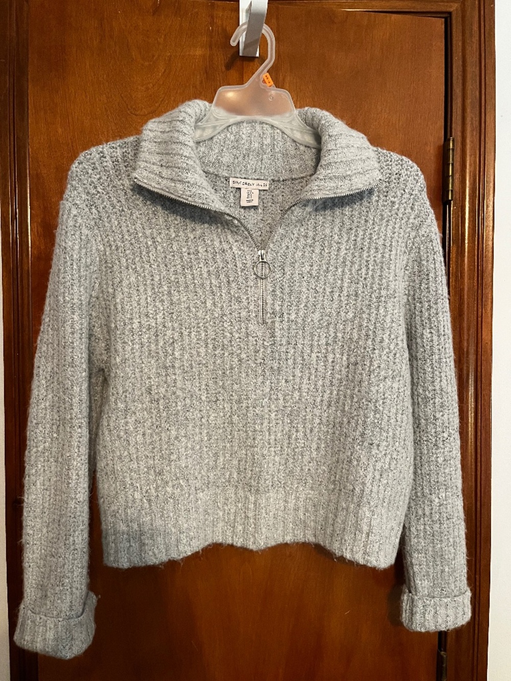 Light gray sweater